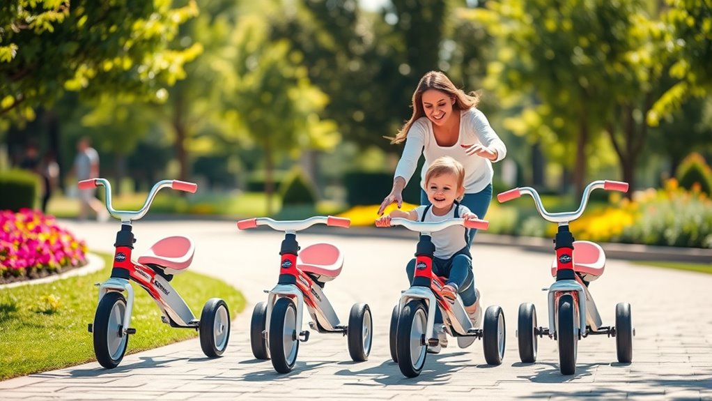 premium push tricycles