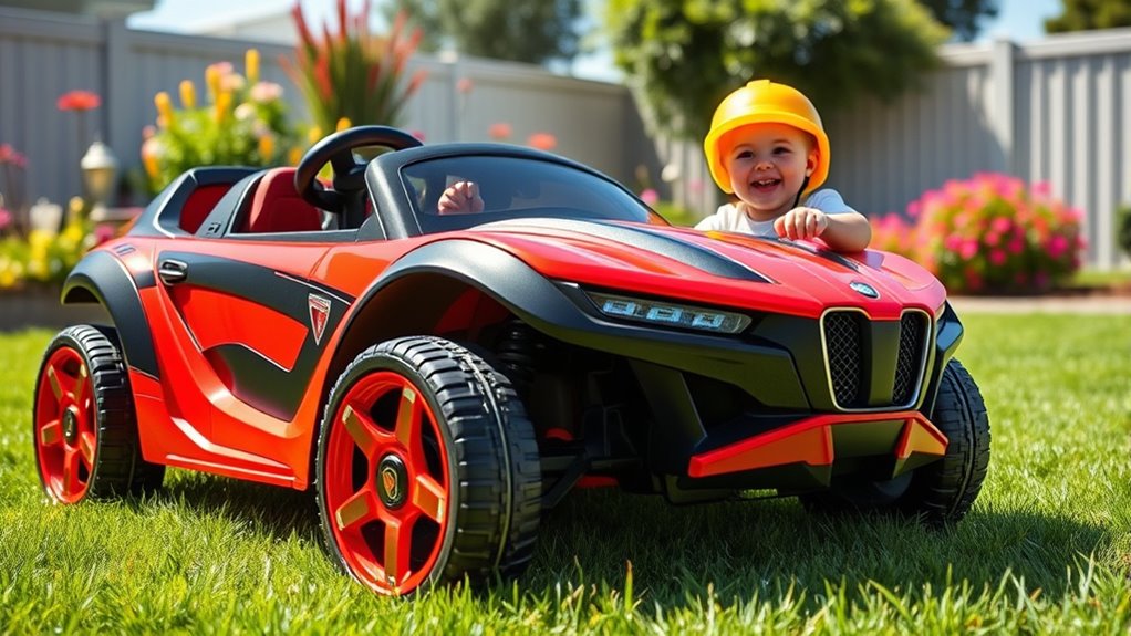 ride on safety and features