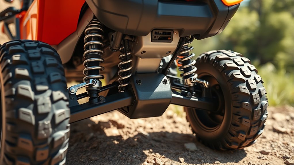 ride on suspension safety features