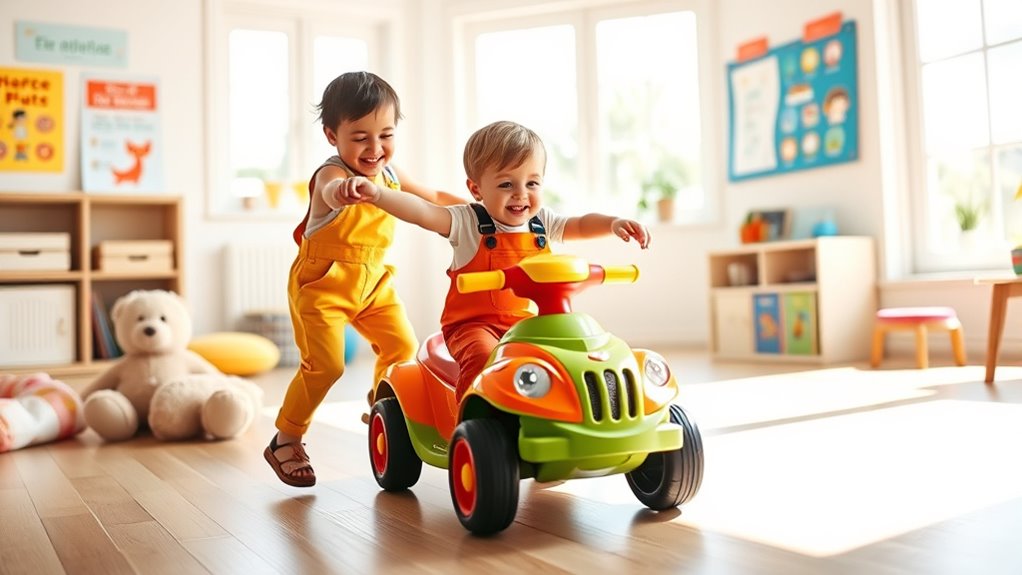 ride on toys enhance motor skills