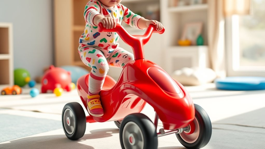 ride on toys support motor development