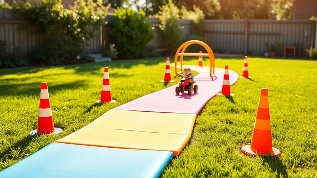 safe backyard obstacle course