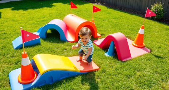 safe backyard ride on courses