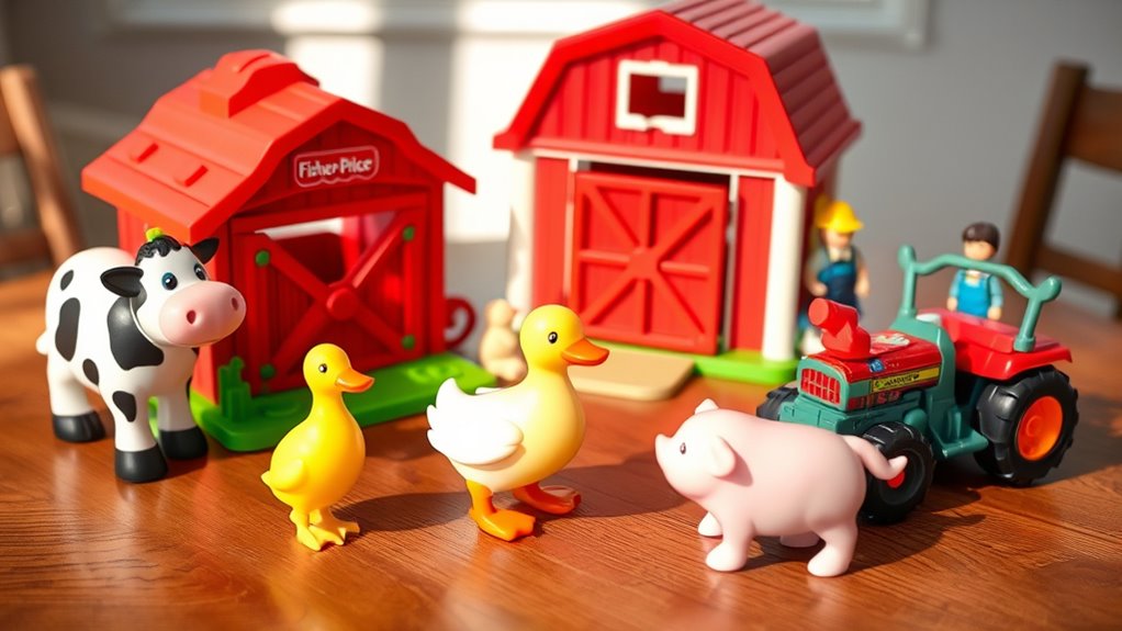 safe engaging farm toy
