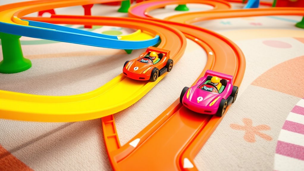 toddler race track safety