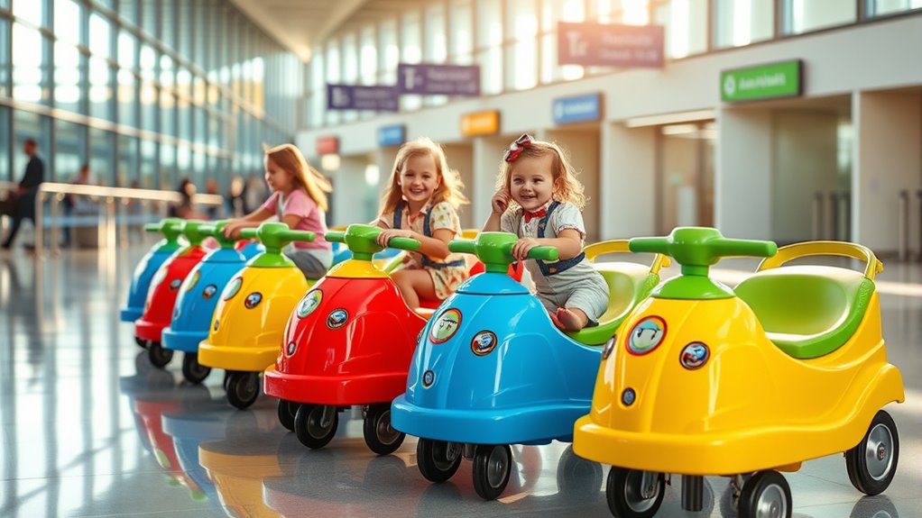 toddler ride on baggage carts