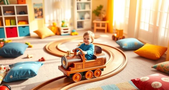 toddler ride on train tracks