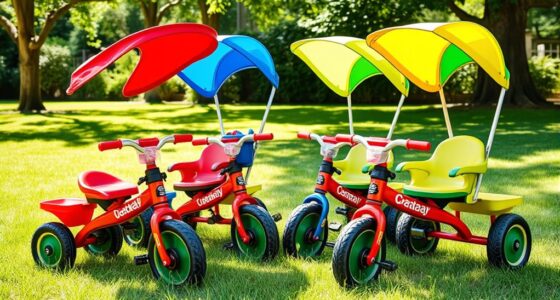 toddler trikes with canopies