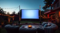 top backyard movie screen options
