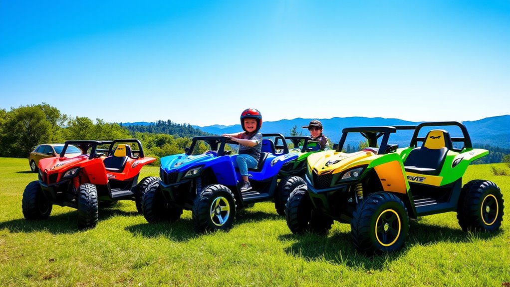 top kids 4wd utvs