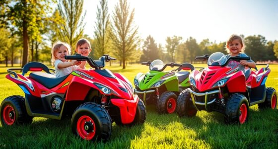 top kids electric quad vehicles