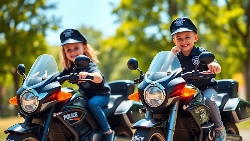 top kids police motorcycle toys