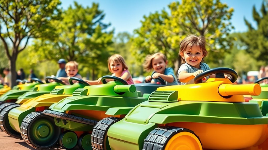 top kids tank car rides