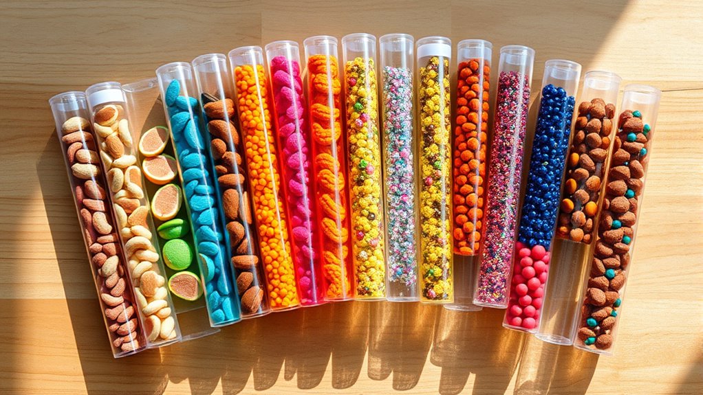 top nutty sensory tube collection