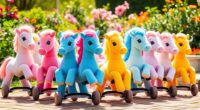 top plush pony ride ons
