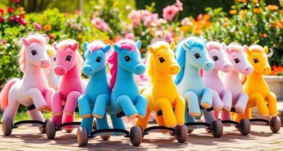 top plush pony ride ons