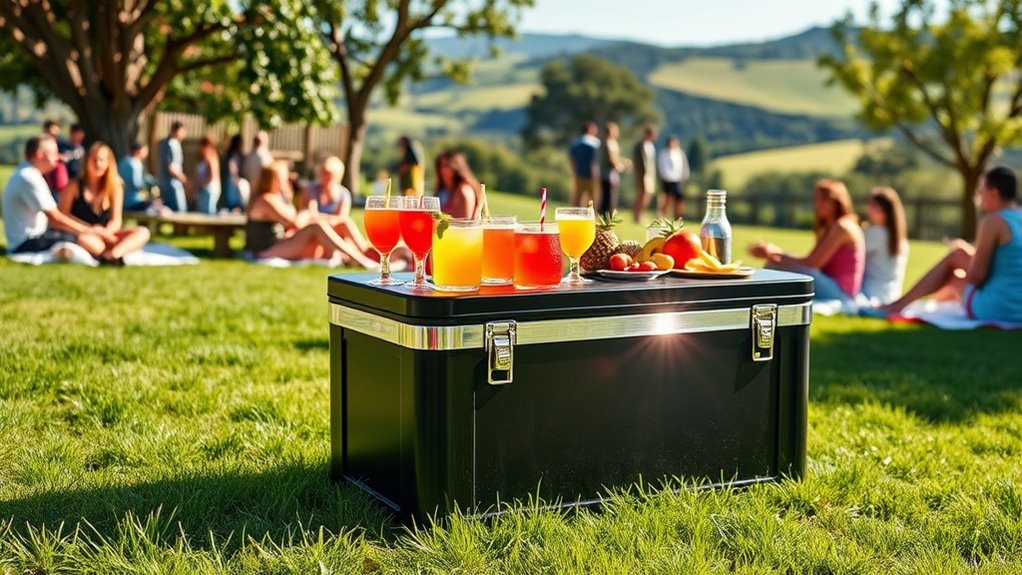 top portable cooler table options