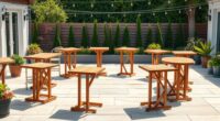 top portable outdoor bar tables