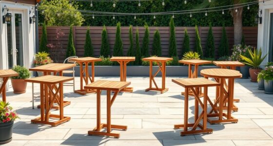 top portable outdoor bar tables