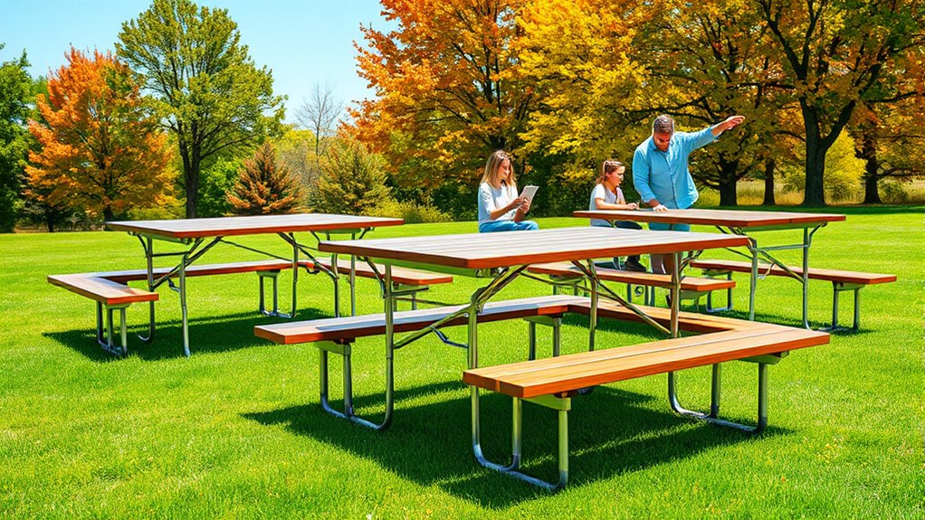 top portable picnic table options