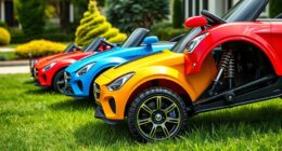 top ride on cars with suspension
