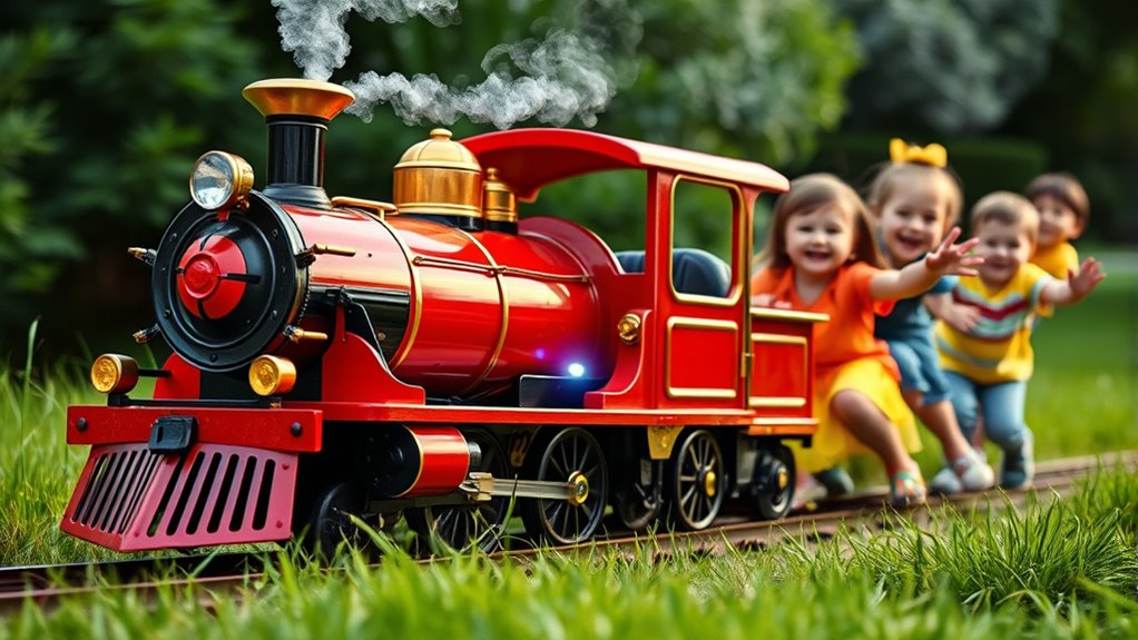 top ride on trains with sound