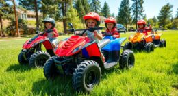 top rubber tire kids utvs