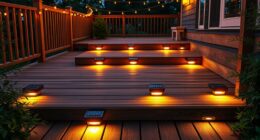 top solar deck step lights