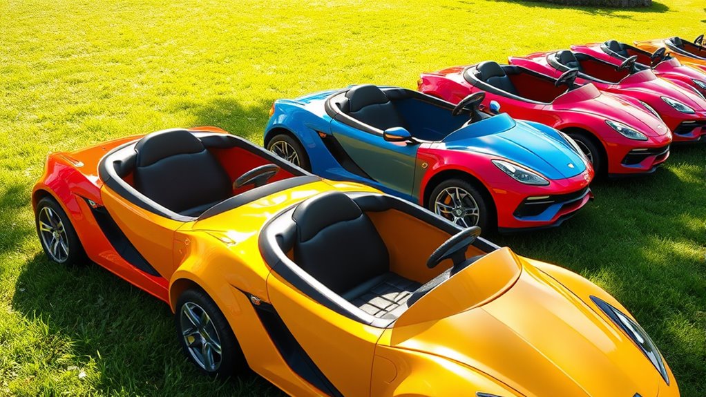 top spacious kid ride on cars