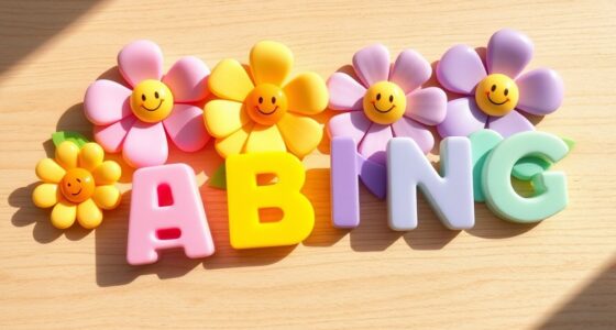 top springflower letter toys