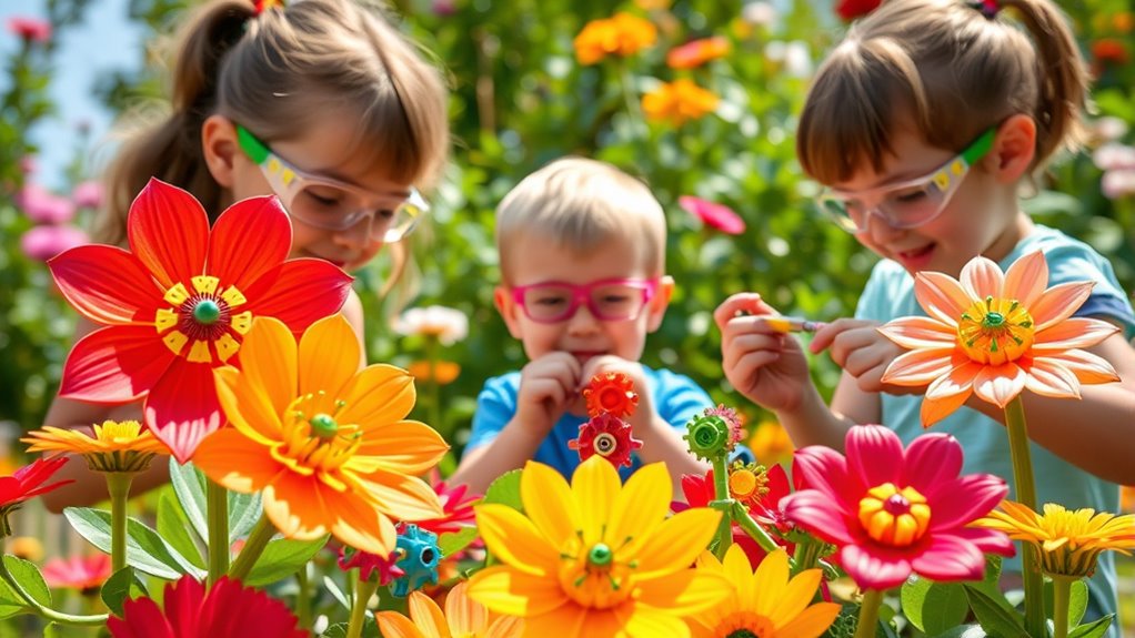 top stem flower garden toys