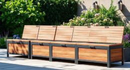 top waterproof storage benches