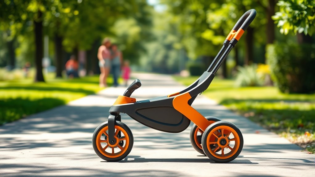 travel friendly foldable stroller