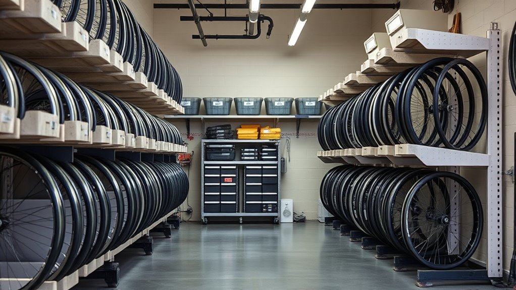 wheel storage organization system
