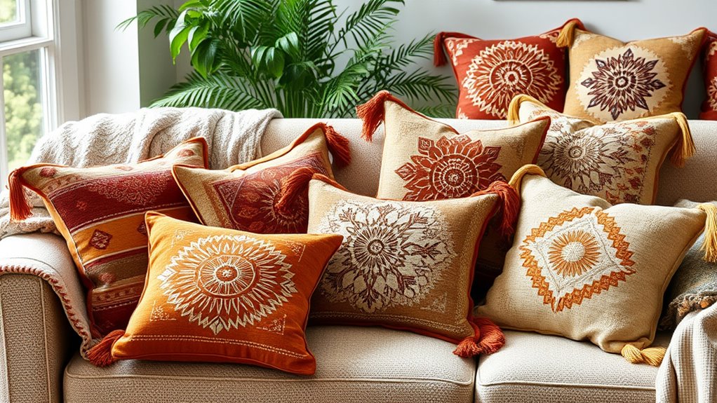 boho pillow covers collection