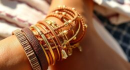 chic boho stack bracelets