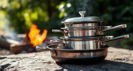 compact camping cookware sets
