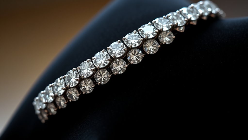 elegant sparkling diamond bracelets