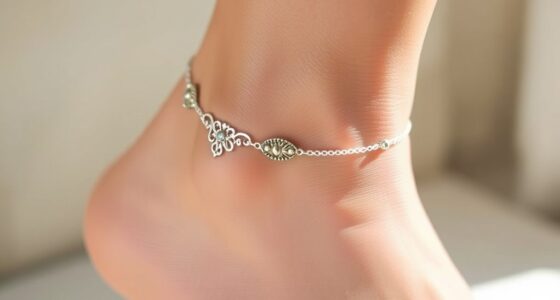 elegant sterling silver anklet collection