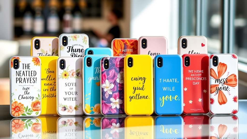 inspirational phone case collection