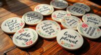 inspirational quote coasters