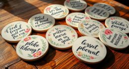 inspirational quote coasters