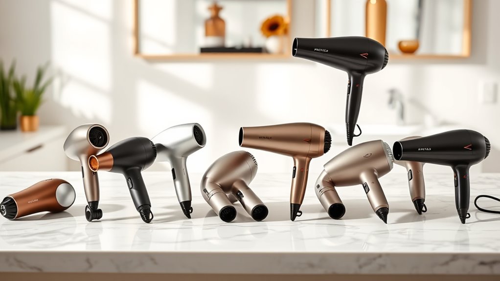 lightweight powerful ionic dryers