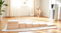 odor free puppy training pads