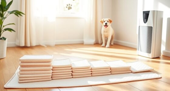 odor free puppy training pads