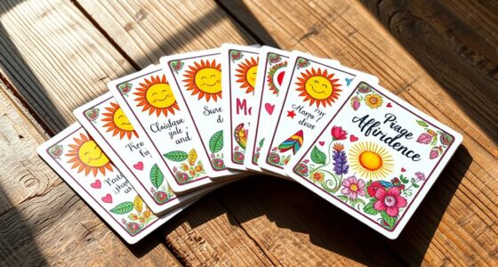 positive confidence affirmation cards