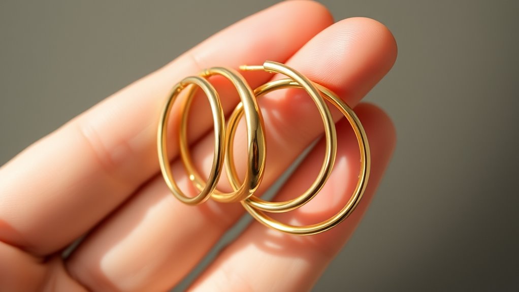 top 14k gold hoop earrings