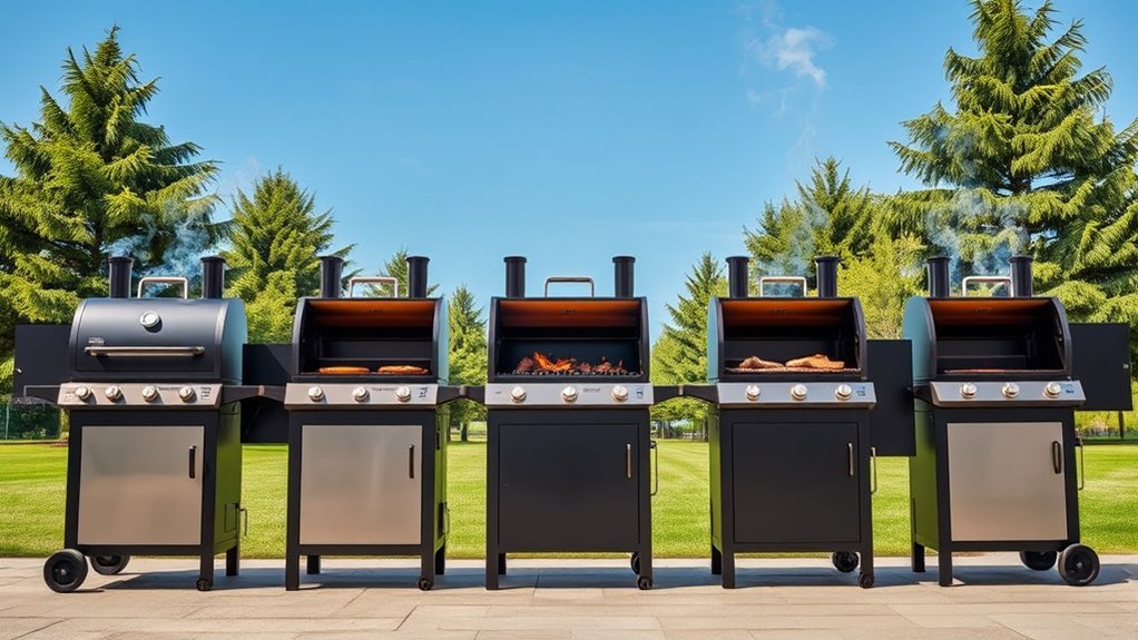 top charcoal grill smoker combos