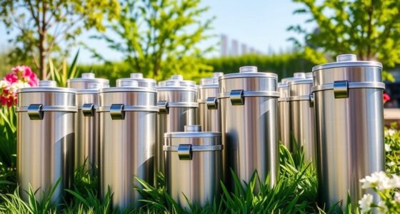 top dual chamber compost tumblers