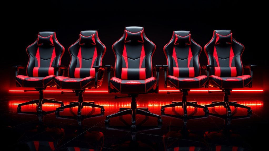 top gaming chairs with footrests